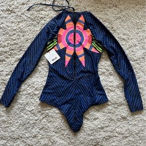 Vintage Mara Hoffman One Piece Swimsuit Sz M NWT